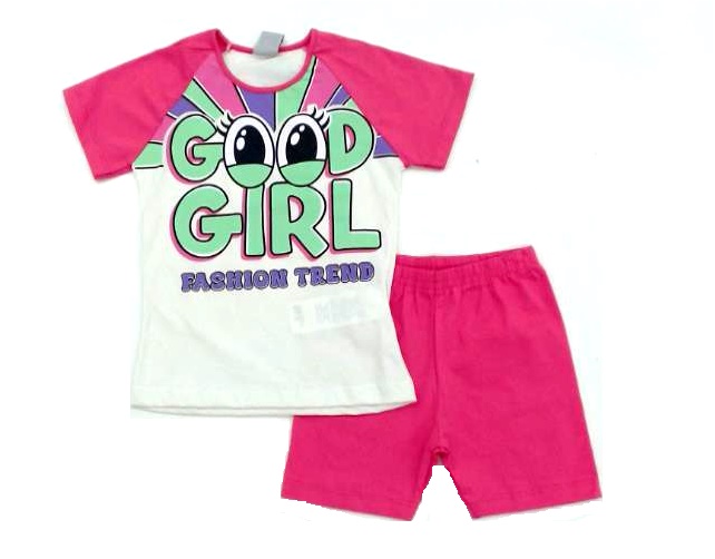 Conjunto Pimentinha Inf Fem M/c Malha Short