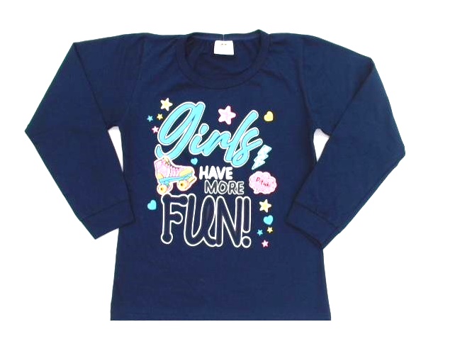 Blusa Pituki Juvenil  Manga Longa Malha