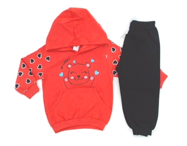 Conjunto Pituki Primeiros Passos  Moletom Capuz Calça