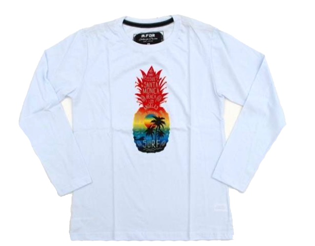 Camiseta Mfor Juvenil  Manga Longa Malha