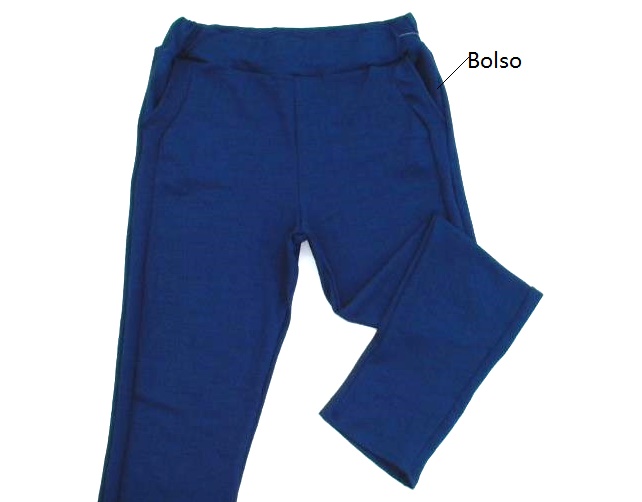 Calça Kaprice Adulto Extra Grande Feminina Jacquard Faixa 2bolsos