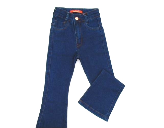 Calça Maliinha Infantil  Jeans Lycra Flare