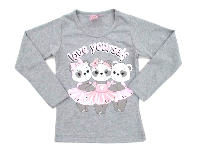 Blusa Fashionkids Inf Fem M/l Malha