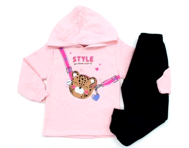 Conjunto Catolele Primeiros Passos  Moletom Capuz Calça