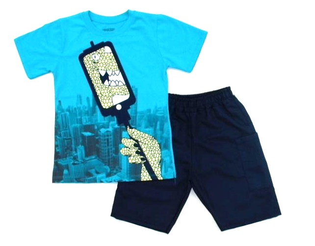 Conjunto Ninoboy Inf Masc M/c Malha