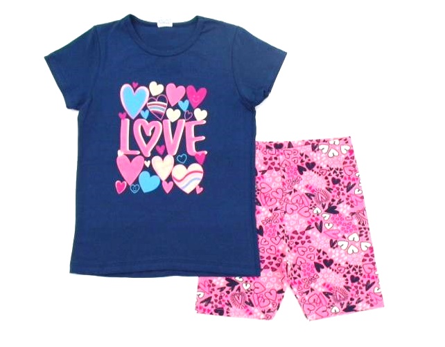 Conjunto Catolele Juv Fem M/c Cotton Bermuda