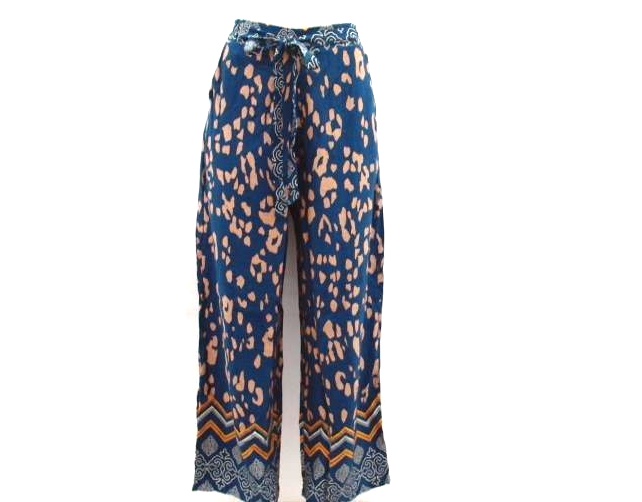Calça Lulian Adulto Feminina Viscose Estampado Pantalona