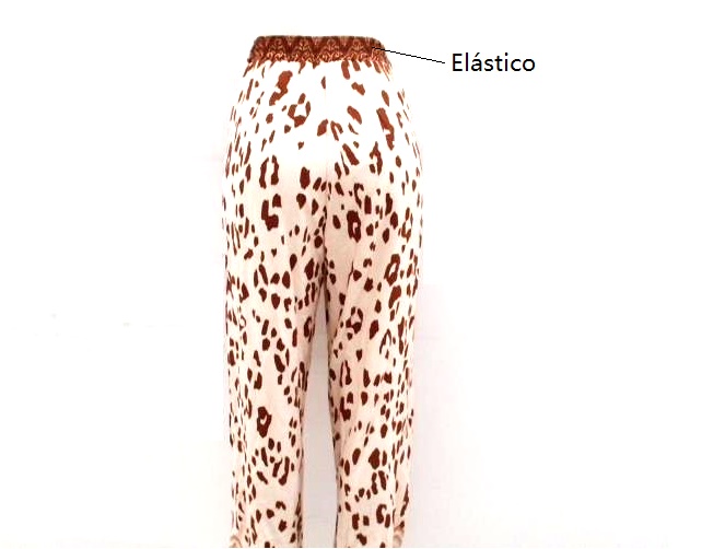 Calça Lulian Ad Fem Viscose Estamp Pantalona