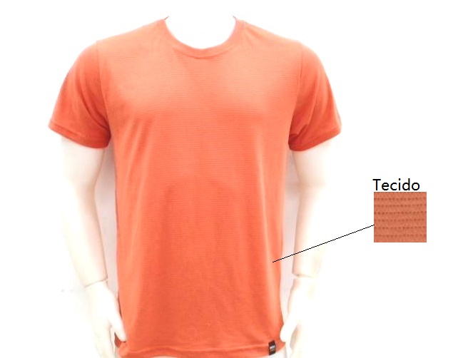 Camiseta Desayner Ad Masc M/c Malha Trabalhada