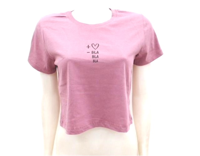 Blusa Desayner Ad Fem M/c Malha Cropped
