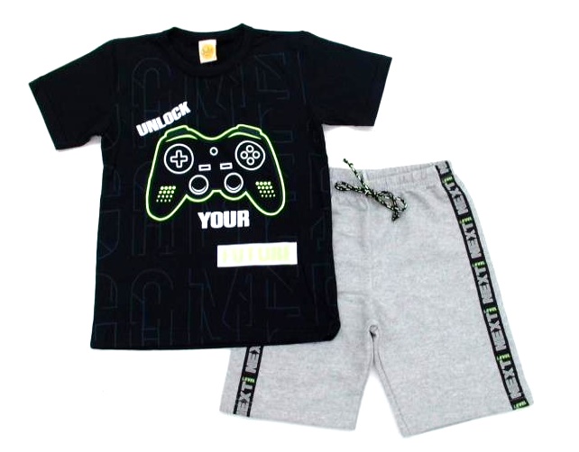 Conjunto Jaki Inf Masc M/c Malha
