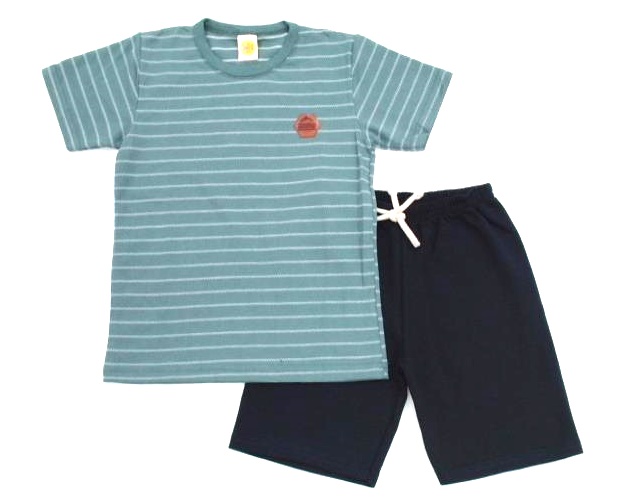 Conjunto Jaki Inf Masc M/c Malha Trabalhada List