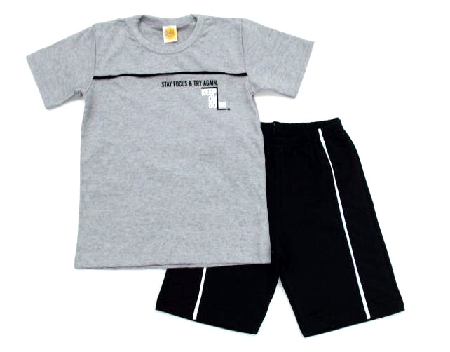 Conjunto Jaki Inf Masc M/c Malha