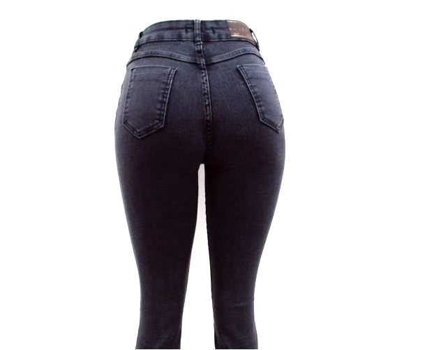 Calça Vivlon Ad Fem Jeans Black Lycra Flare
