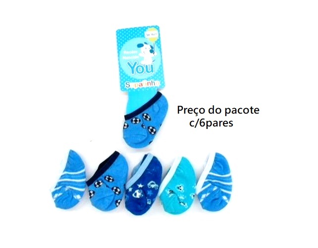 Meia You Rn Algodão Sapatinho (c/6)