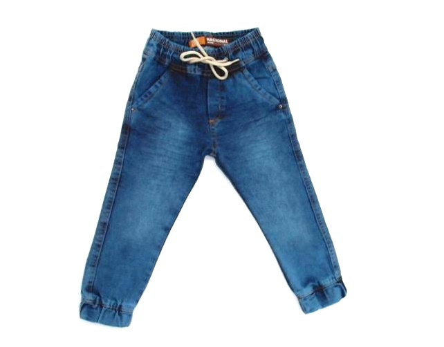 Calça Nacional P.passos Masc Jeans Lycra Elástico