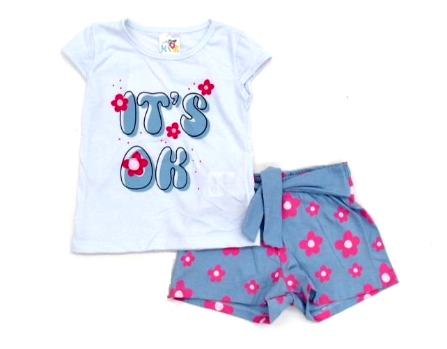 Conjunto Taita P.passos Fem Mga Jap Malha Short