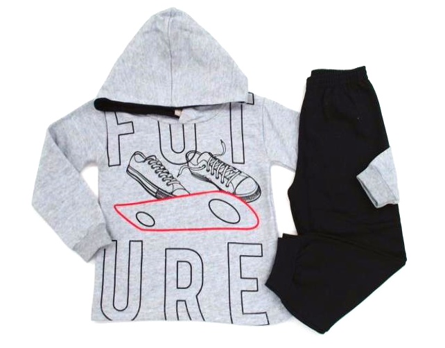 Conjunto Leb Primeiros Passos  Moletom Capuz