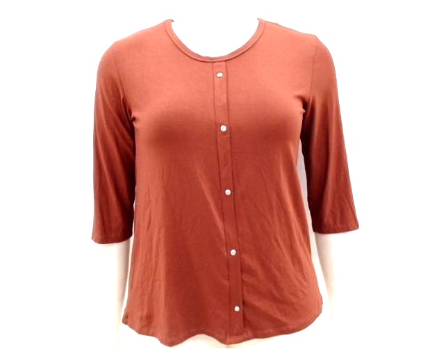 Blusa Armando Ad Exg Fem Mga 3/4 Viscol