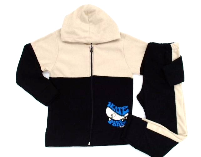 Conjunto Trin Inf Masc Bouclé Capuz