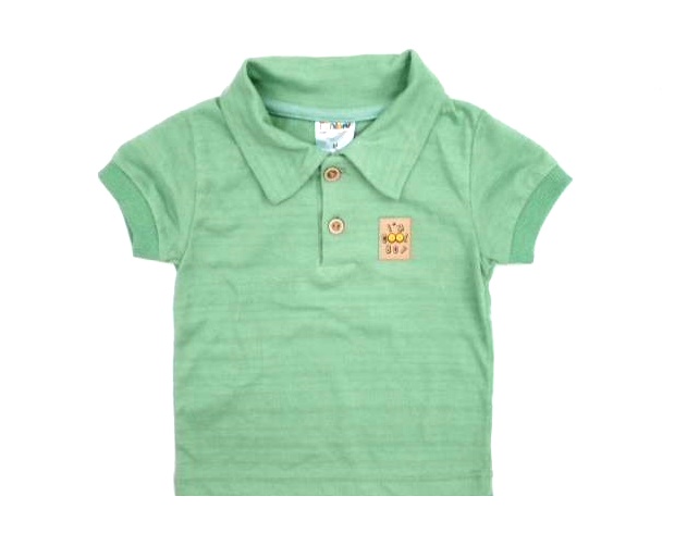 Polo Fantoni Bebe Masc M/c Malha Trabalhada