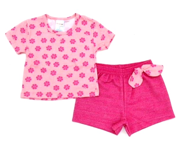 Conjunto Fantoni P.passos Fem M/c Malha Short