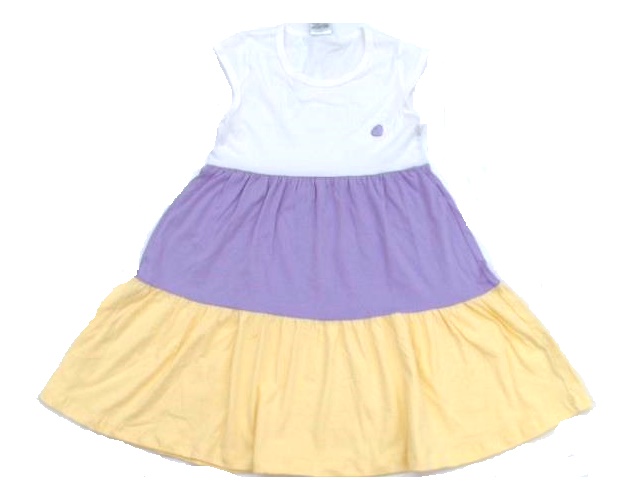 Vestido Fantoni Inf Mga Jap Malha 3marias