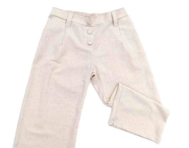 Calça Hand Ad Fem Linho Pantacourt