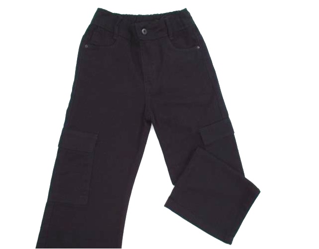 Calça Maliinha Inf Fem Sarja Wide Leg B.cargo