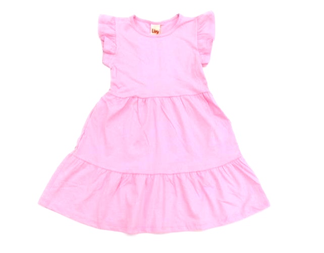 Vestido Livy Infantil Manga japonesa Malha