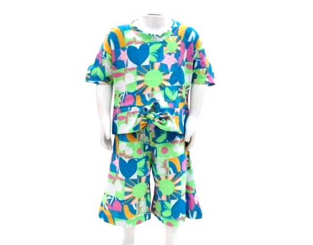 Conjunto Semprekids P.passos Fem M/c Malha Pantaco