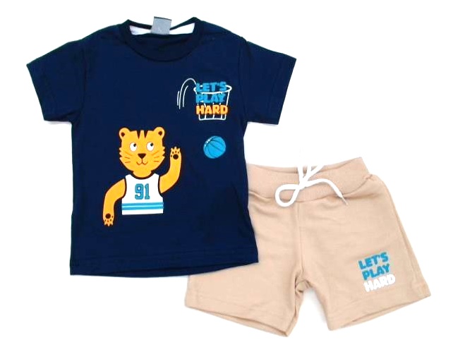 Conjunto Viston Bebe Masc M/c Malha