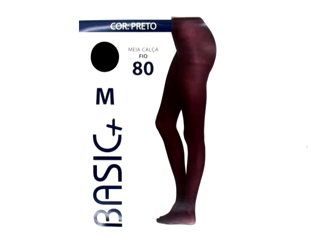 Meia-calça Center Ad Fio 80 Preta