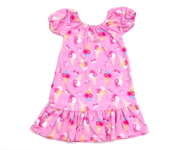 Vestido Viston Inf M/c Poliéster Estamp