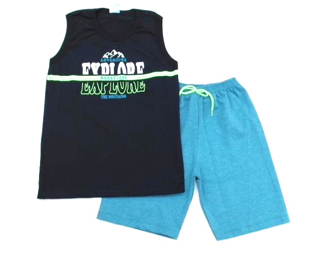 Conjunto Wilbertex Juv Masc Reg Machão Malha