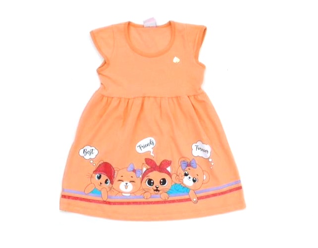 Vestido Wilbertex Primeiros Passos Manga japonesa Cotton