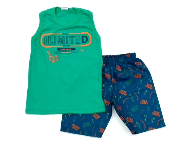 Conjunto Wkids Infantil Regata Machão Malha