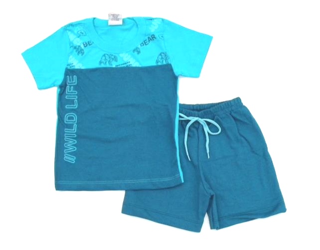Conjunto Wkids P.passos Masc M/c Malha