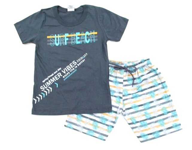 Conjunto Wkids Infantil  Manga Curta Malha