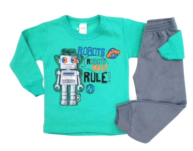 Conjunto Shumakids P.passos Masc Mol
