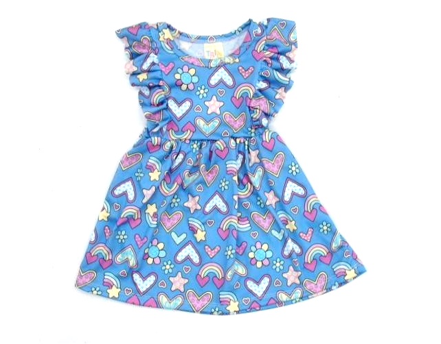 Vestido Trin P.passos Mga Jap Poliéster Sublimado