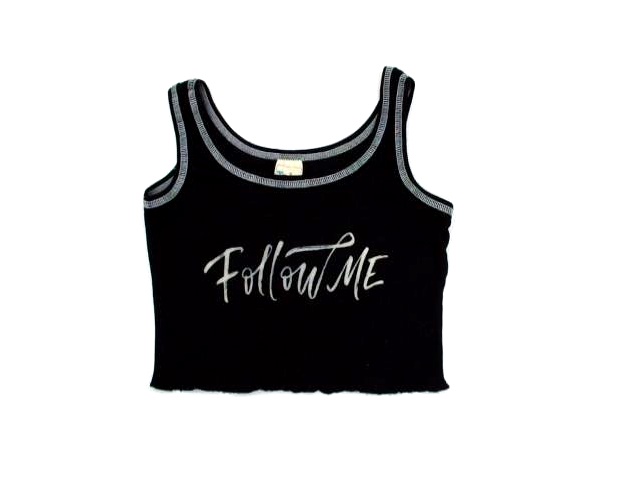 Blusa Trin Juvenil Feminina Regata Ribana Canelada Cropped