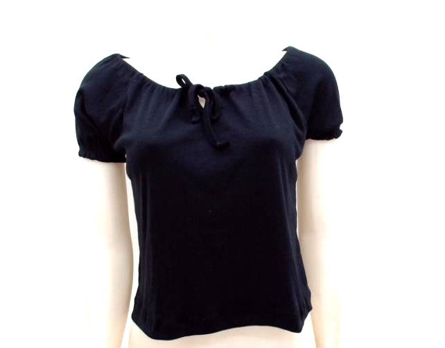 Blusa Trin Ad Fem M/c Rib Canel Cropped Ciganinha