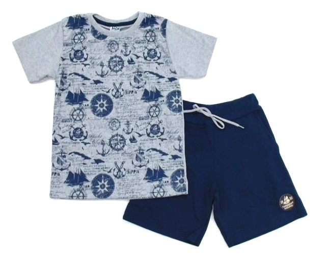 Conjunto Jidi Inf Masc M/c Malha