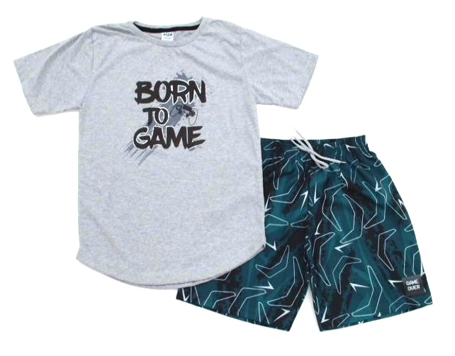 Conjunto Jidi Juvenil  Manga Curta Malha