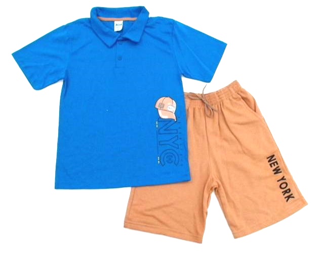Conjunto Jidi Juv Masc M/c Malha G.polo