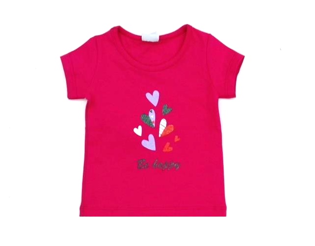 Blusa Gatutty Bebe  Manga Curta Cotton
