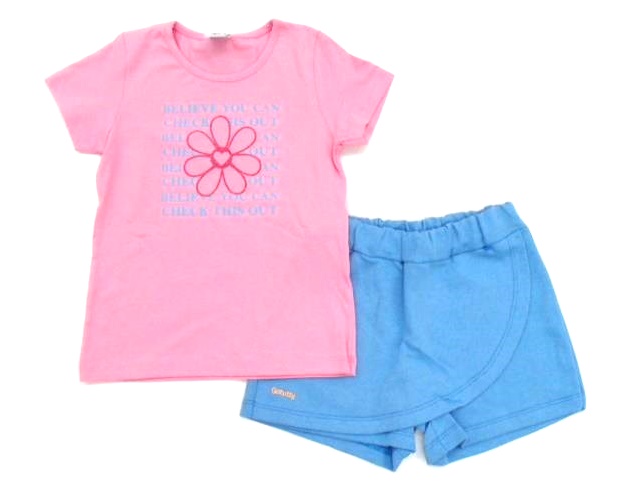 Conjunto Gatutty Inf Fem M/c Cotton Short-saia