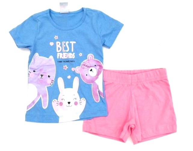 Pijama Gatutty Primeiros Passos  Manga Curta Malha Short