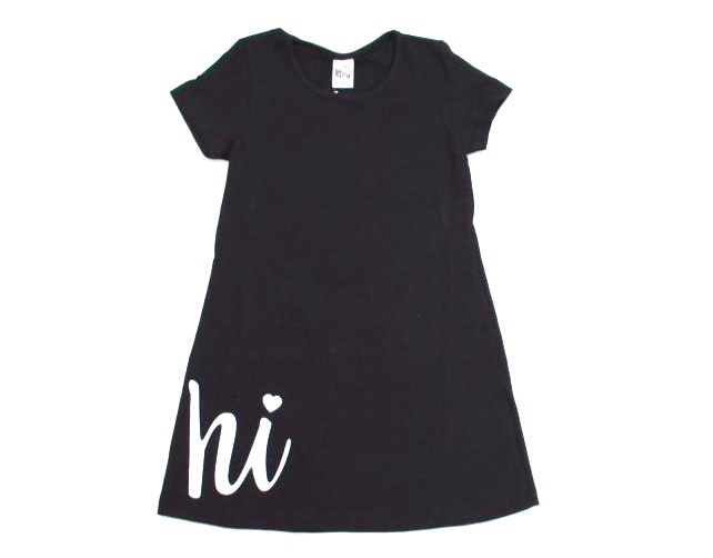 Vestido Gatutty Infantil Manga Curta Cotton